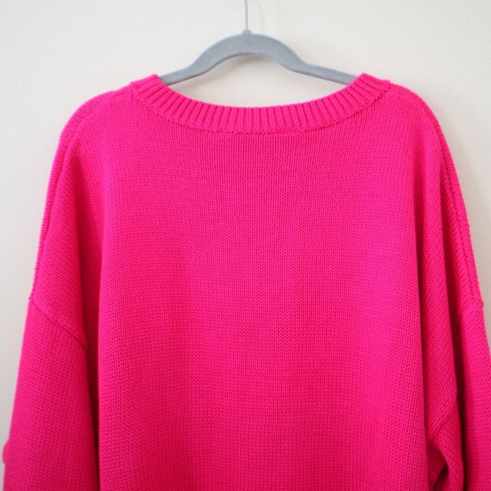 Grlfrnd Denim Size S Darren Oversize Tunic Sweater Pink No Belt - Picture 10 of 11